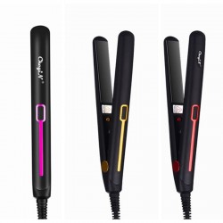 2 in 1 - hair straightener / curler - ceramic plates - with temperature controlHair straighteners