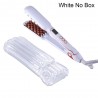 Volumizing hair straightener / curler / brush comb - corn shaped ceramic plates - LCD displayHair straighteners