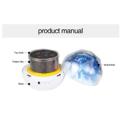 Romantic starry sky projector - LED night light - Universe - Constellation - Earth - Moon - rotatableLights & lighting