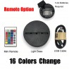 3D owl - LED night lamp - USB - touch control / remote controlLights & lighting