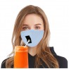 Mouth / face protective mask - reusable - with straw hole for drinkingMouth masks