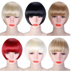 Synthetic hair fringe - with clip - volumising - extension - wigWigs