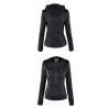 Winter leather jacket - removable inner lining with hood - waterproof - plus sizeJackets