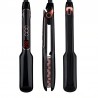 Volumizing hair straightener / curler / brush comb - corn shaped ceramic plates - LCD displayHair straighteners