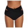 Swimsuit shorts for women - bikini briefs - high waist - crossed design - polyesterSwimming