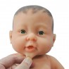 Realistic newborn - baby girl - soft silicone doll - 41cm - 2000gEducational