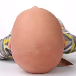 Realistic newborn - baby girl - soft silicone doll - 41cm - 2000gEducational