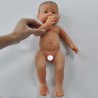 Realistic newborn - baby girl - soft silicone doll - 41cm - 2000gEducational