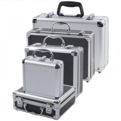Portable - tools storage suitcase - aluminum box - impact resistance - with spongeElectronics & Tools