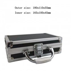 Portable - tools storage suitcase - aluminum box - impact resistance - with spongeElectronics & Tools