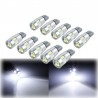 T10 - W5W - SMD - LED car bulbs - 10 piecesT10