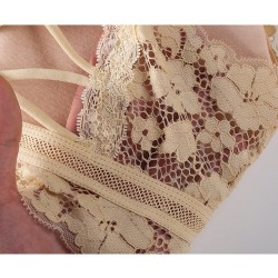 Sexy lace top - seamless bra with push-upLingerie