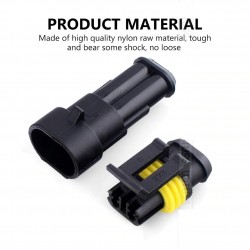 Waterproof connectors - electrical wire plug terminals - 1-6 pins - cars - trucks - motorcycles - 5 piecesCars & Vehicles