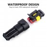 Waterproof connectors - electrical wire plug terminals - 1-6 pins - cars - trucks - motorcycles - 5 piecesCars & Vehicles