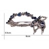 Crystal heart shaped flower - hairpinHair clips