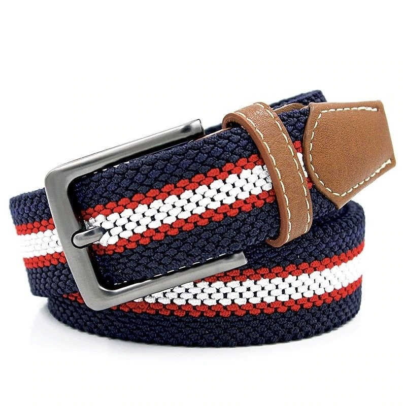 Braided belt with metal buckleBelts