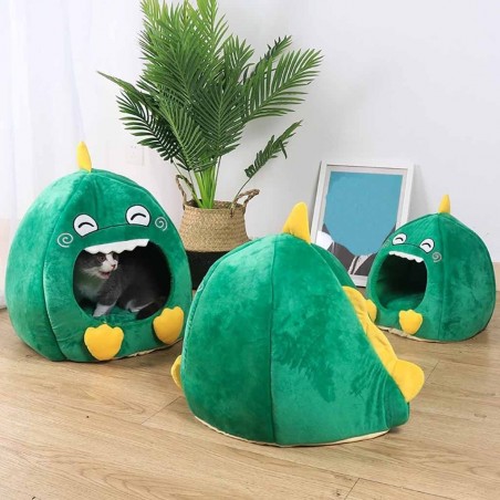 Cats / dogs sleeping bed - pet kennel - dinosaur shapedBeds & mats