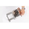 Outdoor / picnic / camping stove - foldable - with a tray - stainless steelSurvival tools