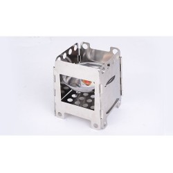 Outdoor / picnic / camping stove - foldable - with a tray - stainless steelSurvival tools