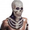 Scary skeleton mask - with chest bones piece - latex - full headMasks