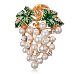 Crystal brooches - blueberry - grapesBrooches