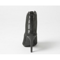 Sexy mesh high heels - lace-up - ankle lengthHigh heels