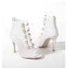 Sexy mesh high heels - lace-up - ankle lengthHigh heels