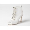 Sexy mesh high heels - lace-up - ankle lengthHigh heels