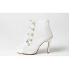 Sexy mesh high heels - lace-up - ankle lengthHigh heels