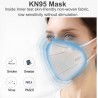KN95 / FFP2 - protective mouth / face mask - five-layer - antibacterial - reusable - 10 - 100 piecesMouth masks