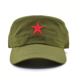 Baseball cap - army hat - with a red starHats & Caps