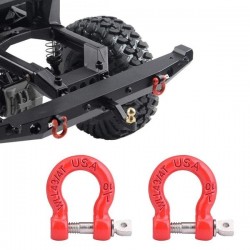 Front / rear bumper metal trailer hook - tow shackle - 8 piecesR/C car