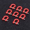 Front / rear bumper metal trailer hook - tow shackle - 8 piecesR/C car