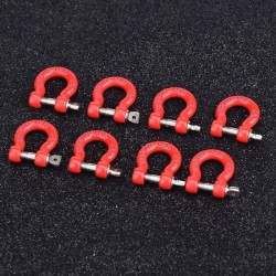 Front / rear bumper metal trailer hook - tow shackle - 8 piecesR/C car