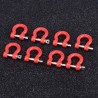 Front / rear bumper metal trailer hook - tow shackle - 8 piecesR/C car