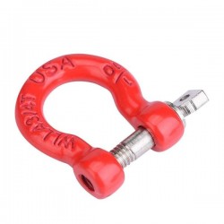 Front / rear bumper metal trailer hook - tow shackle - 8 piecesR/C car