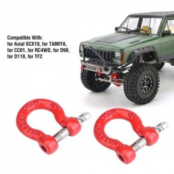 Front / rear bumper metal trailer hook - tow shackle - 8 piecesR/C car