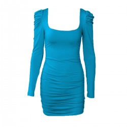 Sexy backless long sleeve mini dressDresses