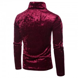 Warm turtleneck - sweater - shiny cottonHoodies & Sweatshirt