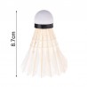 Badminton shuttlecock - white goose feather - with a storage tube - 6 - 12 piecesBadminton