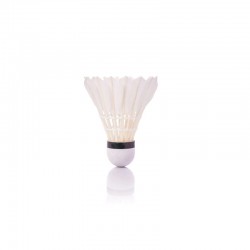 Badminton shuttlecock - white goose feather - with a storage tube - 6 - 12 piecesBadminton