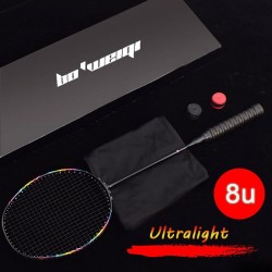 8U - professional badminton racket - carbon - 24-30lbs G5 - ultralightBadminton