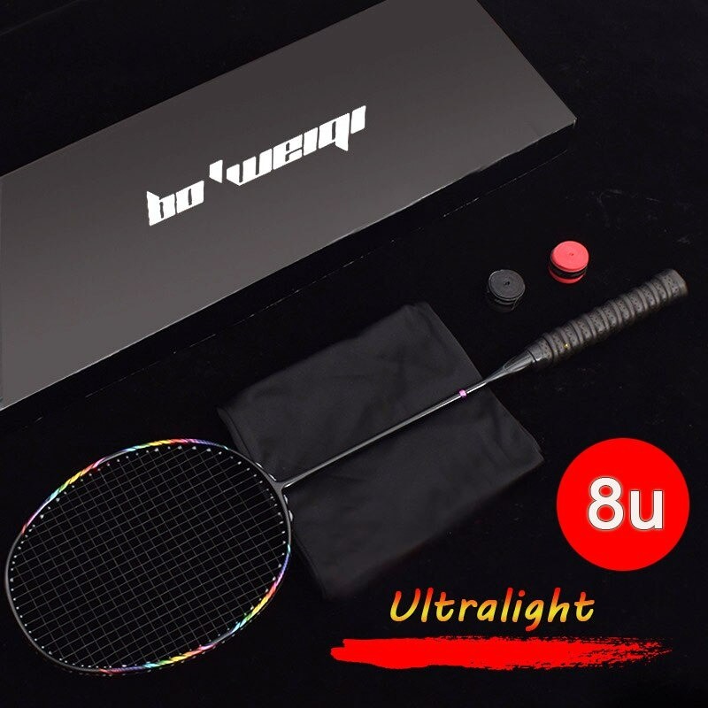 8U - professional badminton racket - carbon - 24-30lbs G5 - ultralightBadminton 8U - professional badminton racket - carbon - 24-30lbs G5 - ultralightBadminton