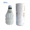 Badminton shuttlecock - white goose feather - 3 - 6 piecesBadminton