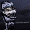Automatic triangle watch - skeleton dial - waterproof - stainless steelWatches