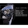 Automatic triangle watch - skeleton dial - waterproof - stainless steelWatches