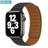 Apple watch - silicone / leather magnetic strap - 38mm - 42mmAccessories