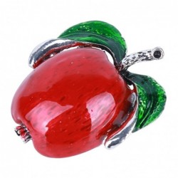 Red / green apple - elegant broochBrooches