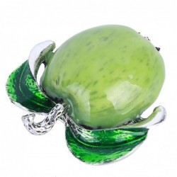 Red / green apple - elegant broochBrooches