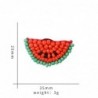 Beaded watermelon - acrylic broochBrooches